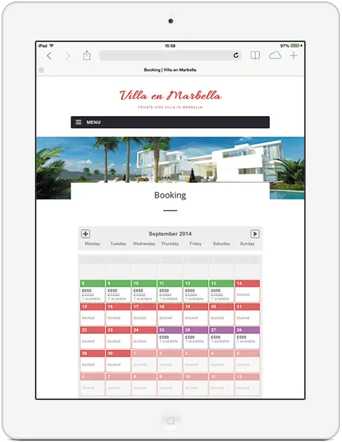Marbella-Booking-iPad
